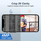 2K 4MP video doorbell